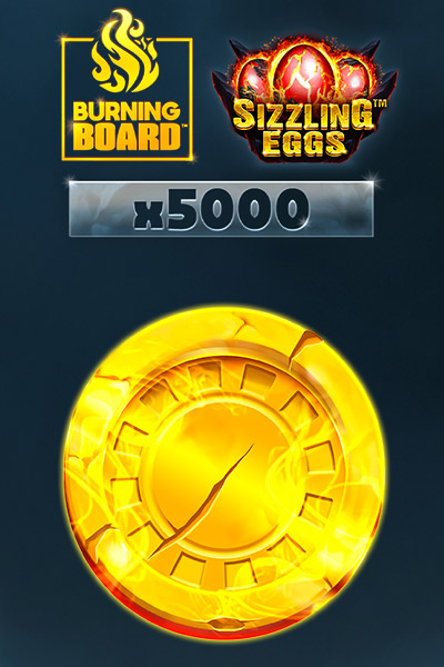 Sizzling Eggs Burning Board Scratchcard